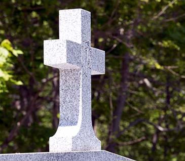 St John Cemetery Cross Statue