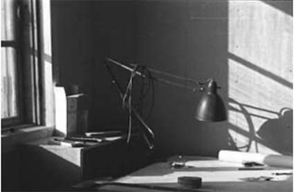 Lamp: Black & White Photo