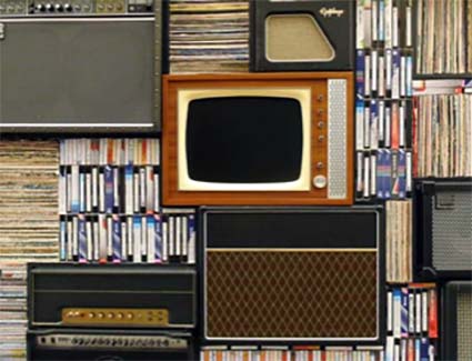 Media Shelf and TV