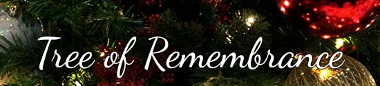 Tree of Remembrance with Christmas Tree and ornament