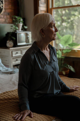Woman With Alzheimer's