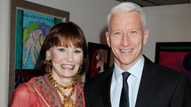 Anderson Cooper and his Mother Gloria Vanderbilt