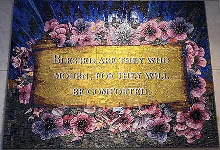 Blessed are they who mourn: for they shall be comforted