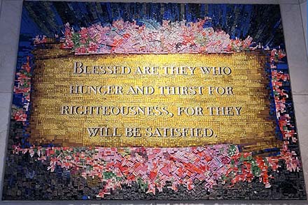 Blessed are they that hunger and thirst after justice: for they shall have their fill.