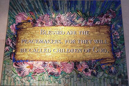 Blessed are the peacemakers: for they shall be called the children of God.