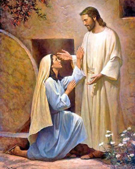 Cross with the Blessed Mother and John the Apostle