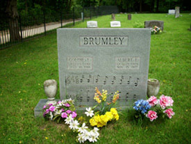 Albert Brumley's Burial