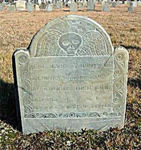 Epitaph on gravestone