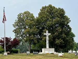 memorials in the arboretum