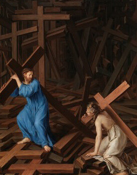 Christian Soul Accepts the Cross