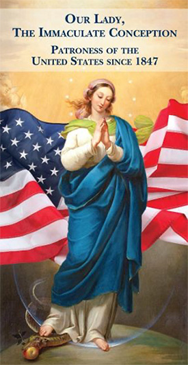 Imagery of the Patroness of the United States