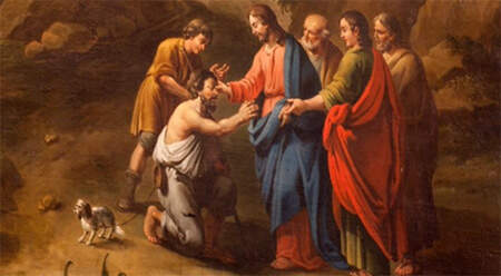 Jesus Administering Emotional Healing