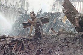 Image from the aftermath of 9/11