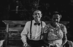 Man and Woman on Bench