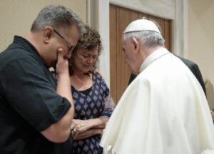 Pope Francis With Couple