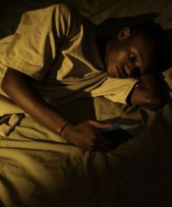 Person Awake In Bed