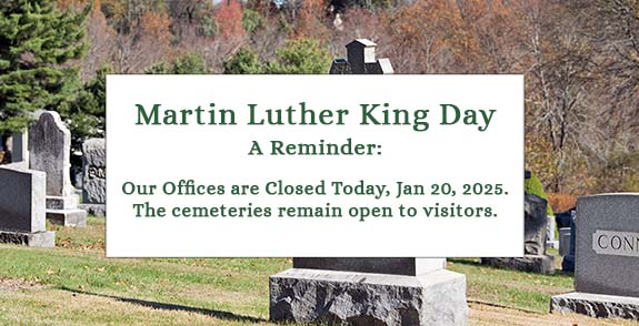 MLK holiday notice