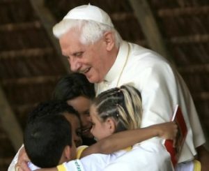Pope Benedict XVI With Little Children