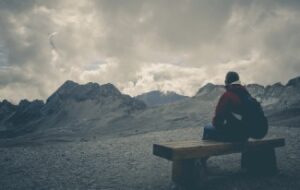 Man On Bench