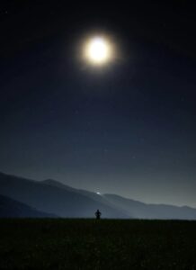 Moon Over the Mountains