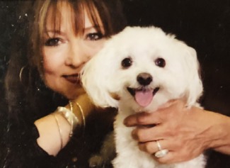 Patricia Martin and Her Dog Charlie