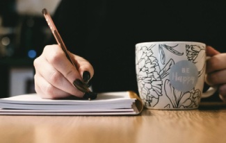 Hand Writing In Journal