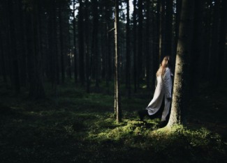 Woman In Forest